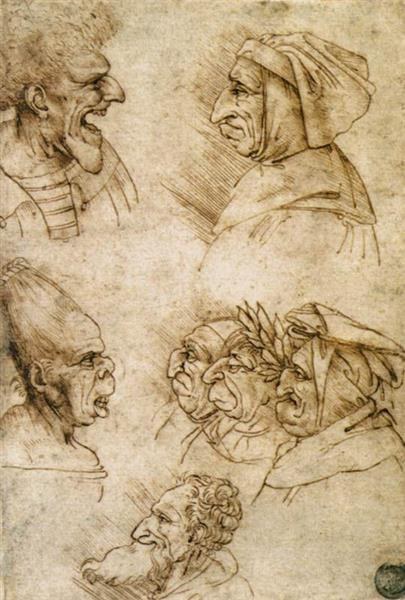 Семь карикатур, 1515