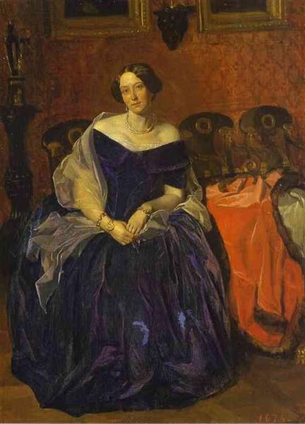 Портрет А. П. Ждановича, 1846 - 1847 - Павел Федотов