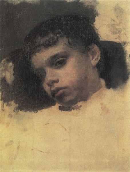 Портрет Коли (Николая) Симоновича, 1880