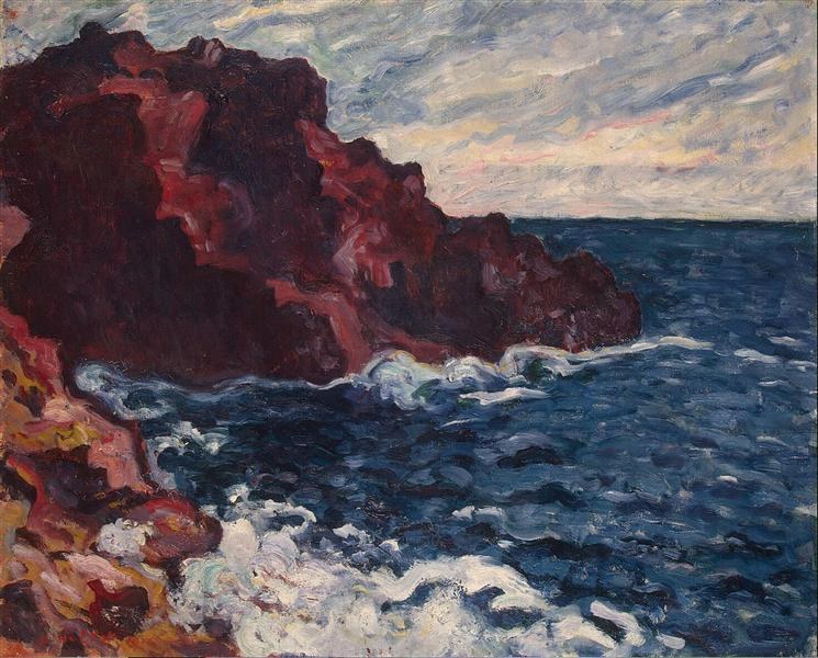 Фиолетовые скалы, 1900