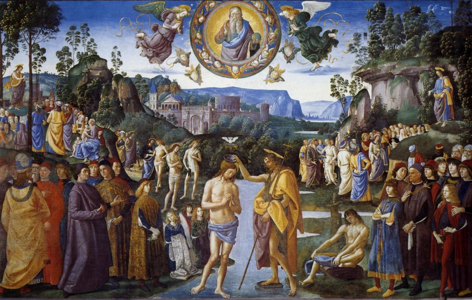 Крещение Христа, 1481 - 1483