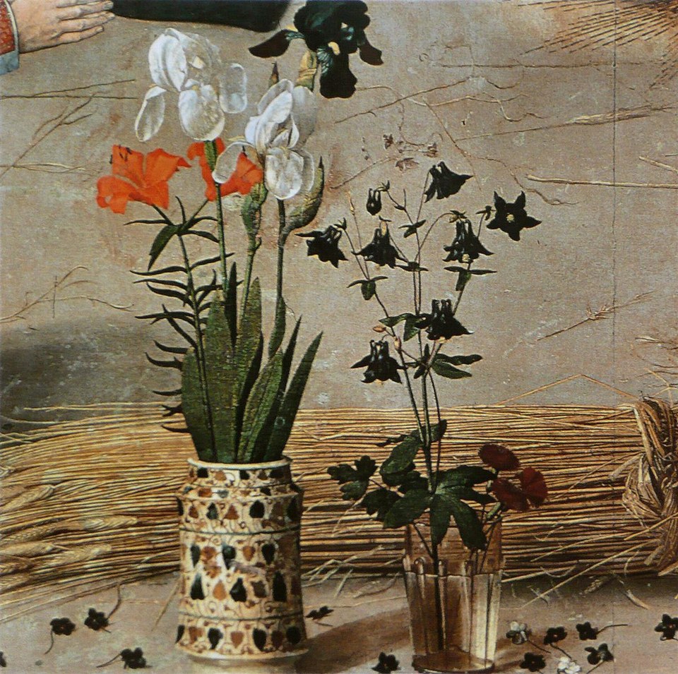 Цветок (фрагмент центральной панели алтаря Портинари), c.1479