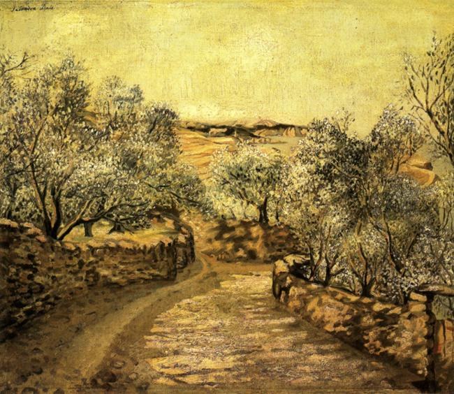 Дорога к Порт-Льигату с видом на мыс Креус, c.1921