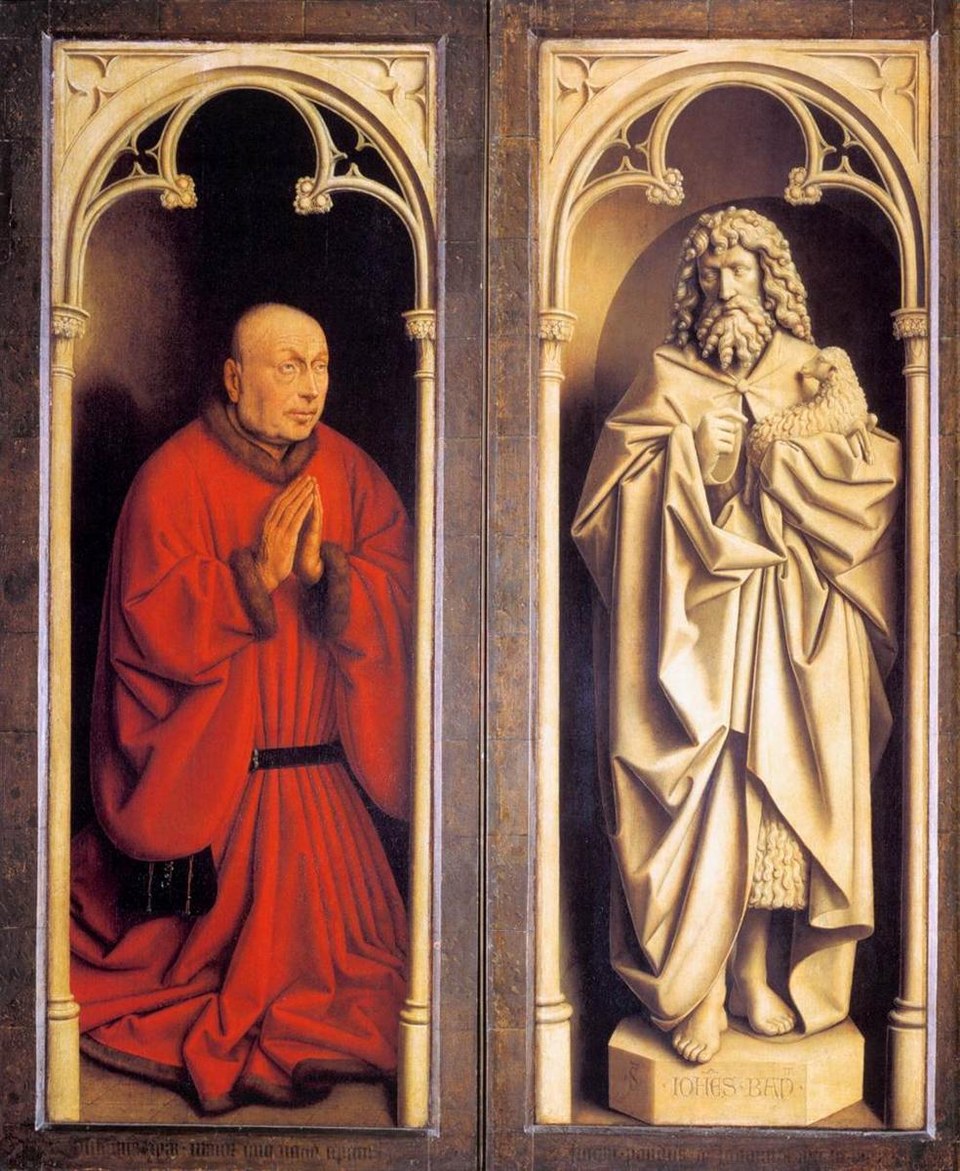 Даритель и Иоанн Креститель, 1432