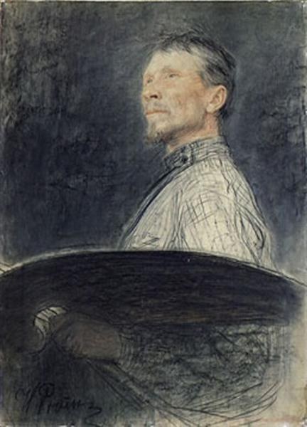 Портрет А.Е. Архипова, 1862 - Илья Репин