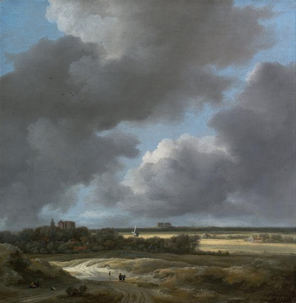 Вид на Алкмар, 1670 - Якоб ван Рейсдал