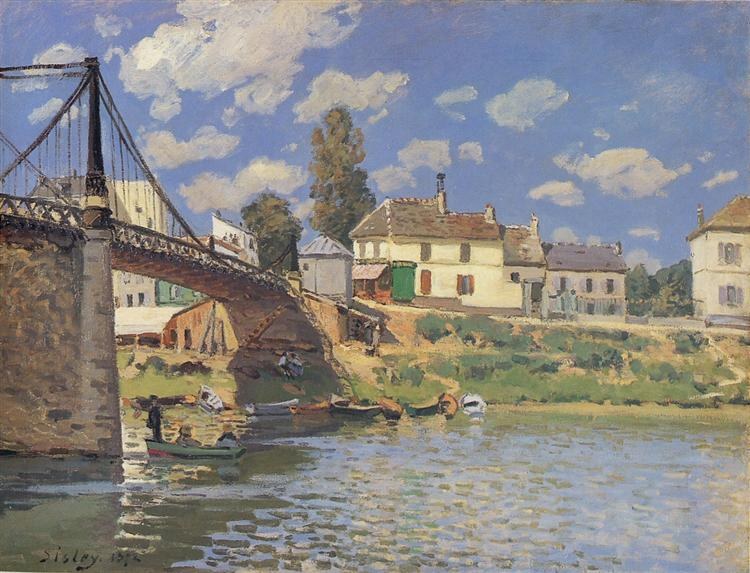 Мост в Вильнёв-ла-Гаренн, 1872