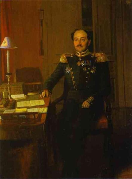 Портрет П. П. Ждановича, 1846 - 1847 - Павел Федотов