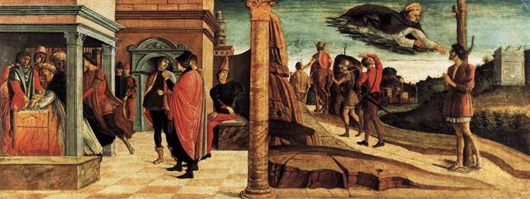 Полиптих Сан-Винченцо Феррери, 1464 - 1468