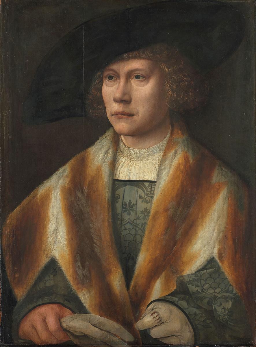 Портрет молодого человека, c.1520 - Бернар Ван Орлей