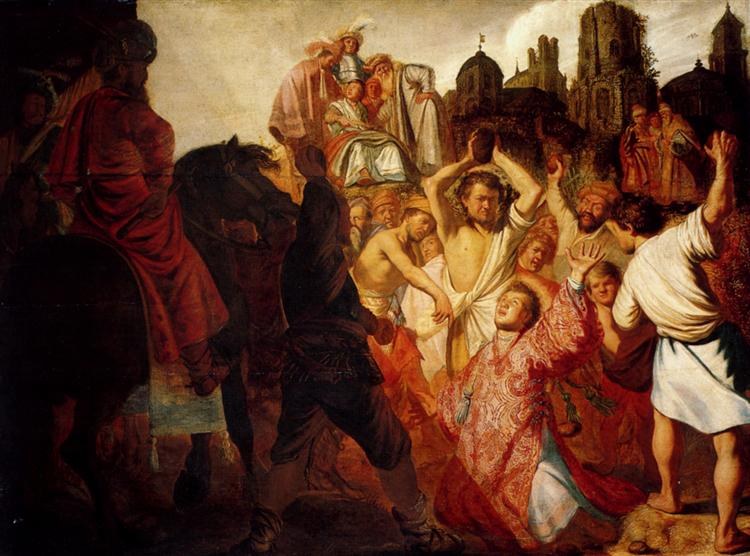 Побивание камнями святого Стефана, 1625