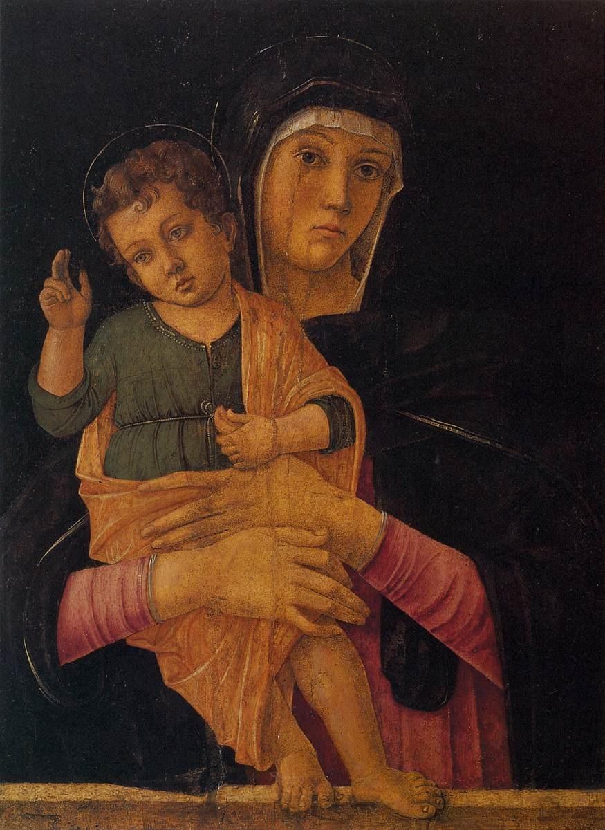 Мадонна с благословением младенца, 1460 - 1464