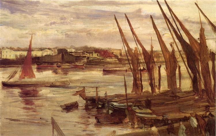 Баттерси-Рич, c.1863 - Джеймс Макнил Уистлер