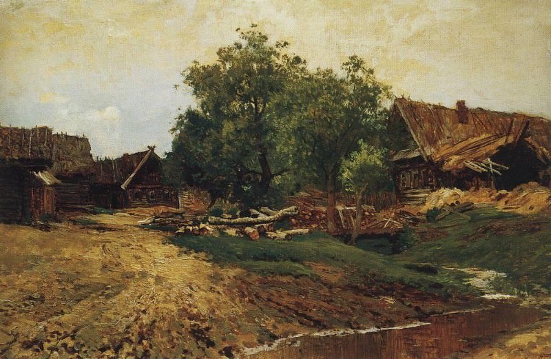 Саввинская слобода под Звенигородом . 1884