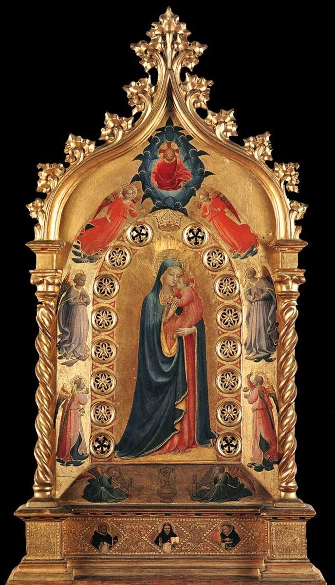 Мадонна со звездой, c.1424 - Фра Анджелико