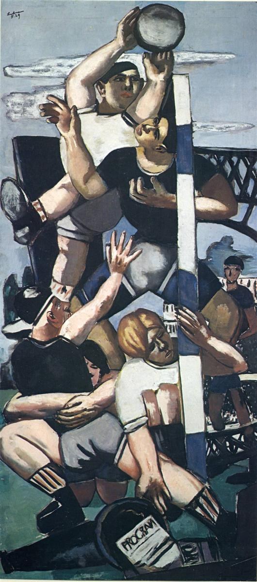 Регбисты, 1929 - Макс Бекманн