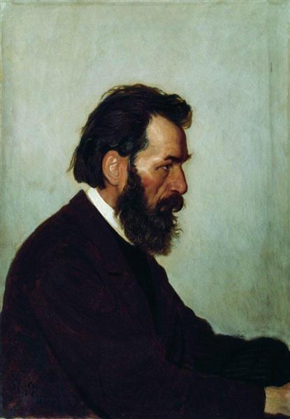 Портрет А.И. Шевцова, 1869 - Илья Репин