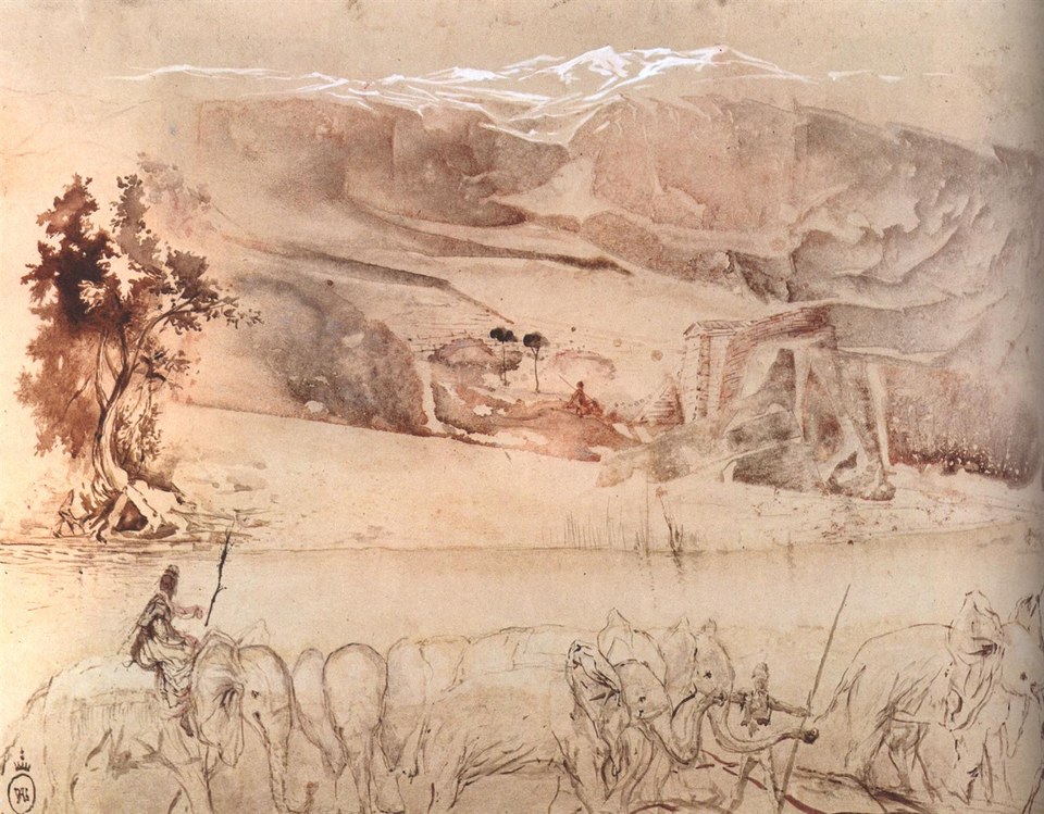 Ганнибал переправляется через Апс, 1970