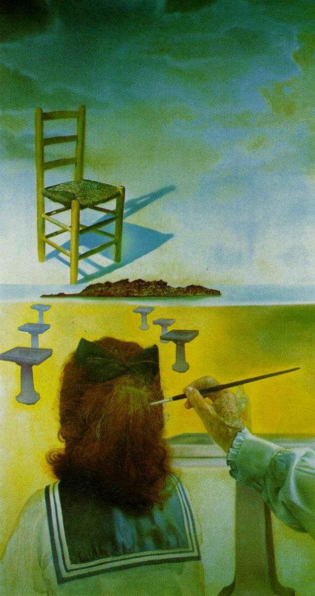 Стул (стереоскопическая работа, правая часть), 1975
