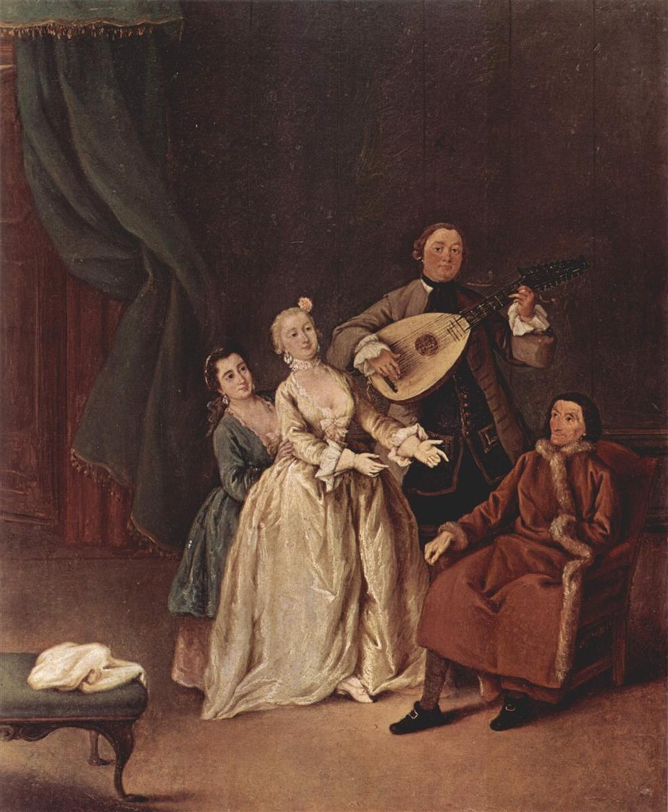 Семейный концерт, c.1760
