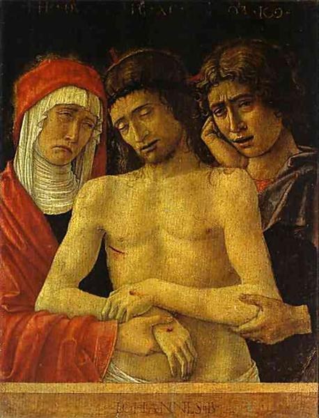 Пьета с Богородицей и Иоанном Богословом, c.1455