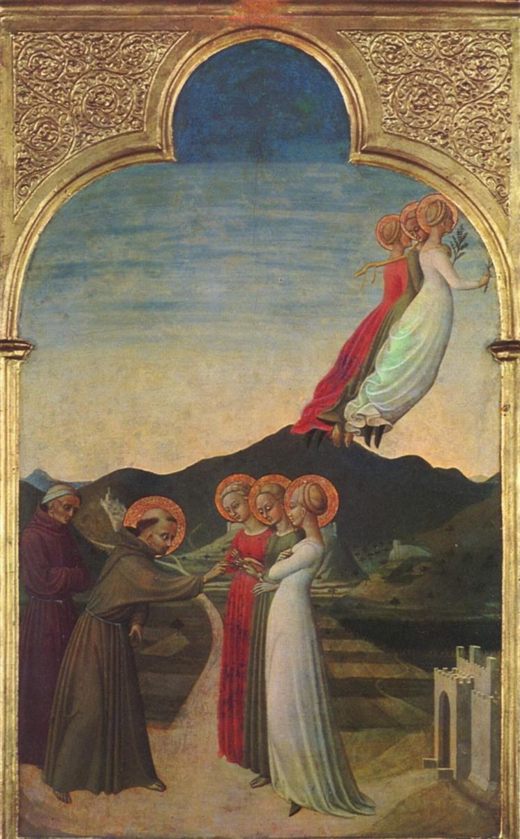 Мистический брак святого Франциска Ассизского, ок.1437 - ок.1444 - Сассетта (Стефано ди Джованни)