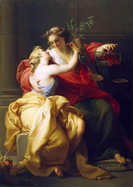 Мир и справедливость, c.1745 - Помпео Батони