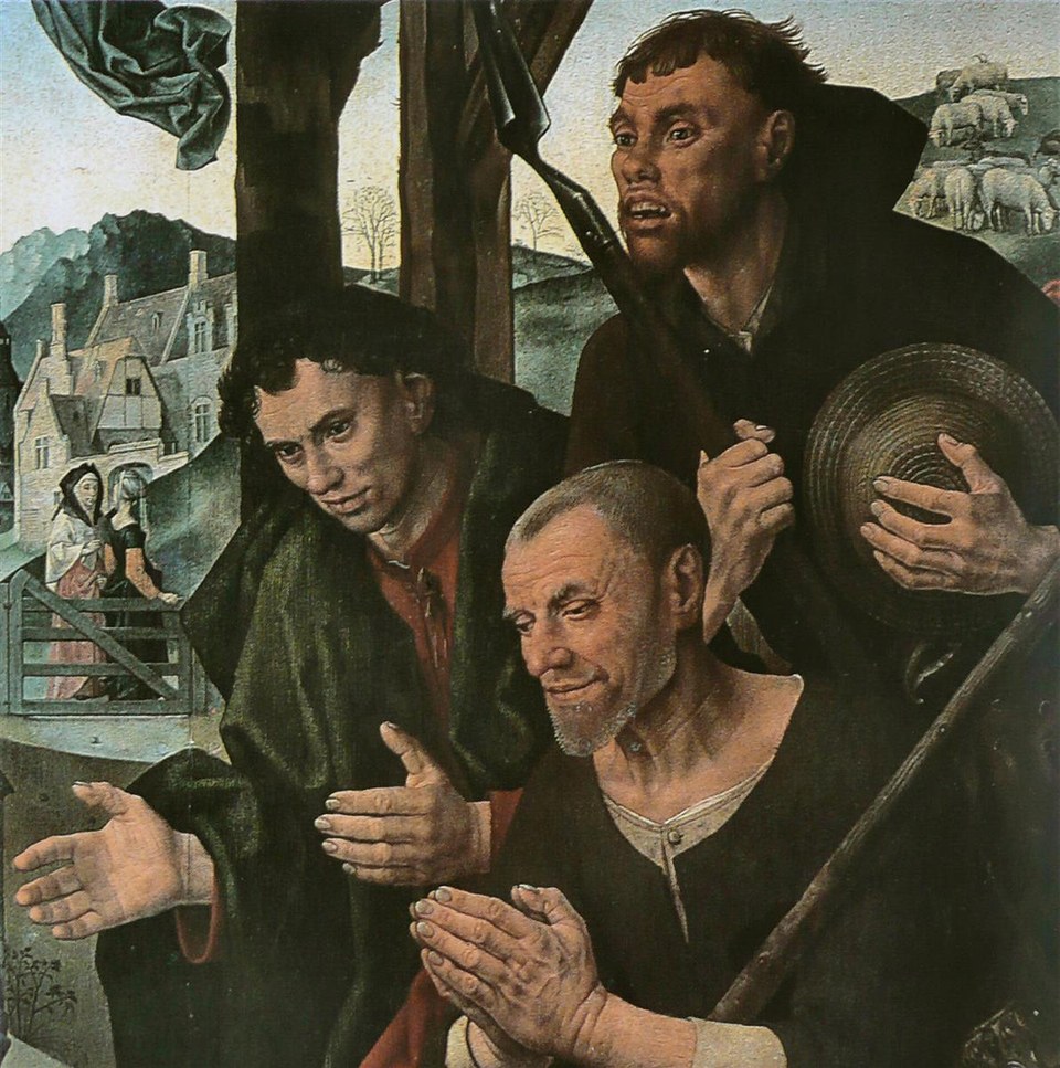 Триптих Портинари (фрагмент), c.1475 - Хьюго ван дер Гус
