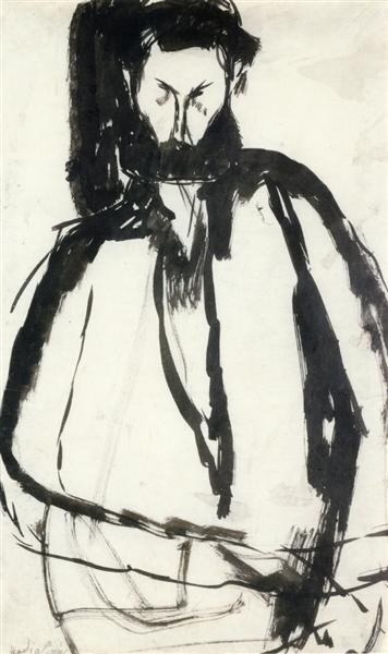 Бородатый мужчина, 1905