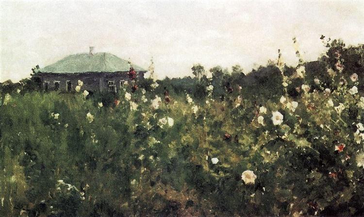 Мальвы в Саратовской области, 1889 - Константин Коровин