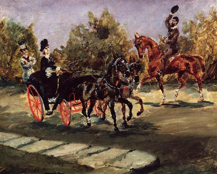 Ницца, на Английской набережной, 1880