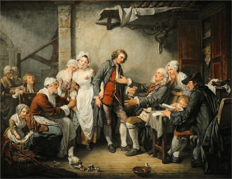 Деревенская невеста, 1761