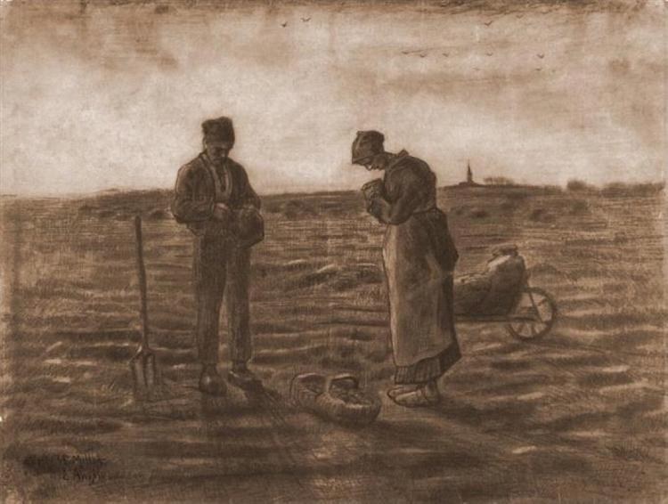 Ангелус (по Милле), 1880