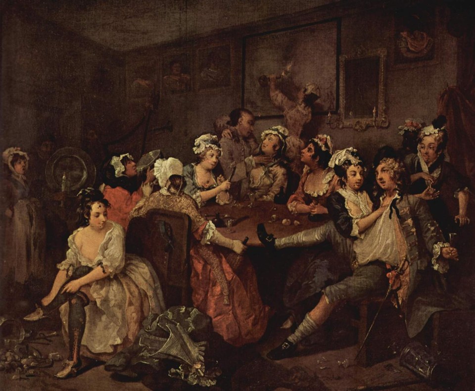 Сцена в таверне (Оргия), 1732 - 1735
