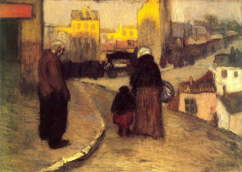 1900 г. Улица на Монмартре.