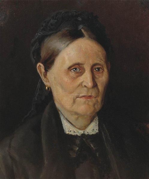 Портрет матери художника М. М. Нестеровой, 1875 г. - Михаил Нестеров