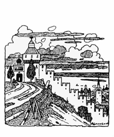 Рисунок из журнала "Мир искусства", 1900 - Иван Билибин