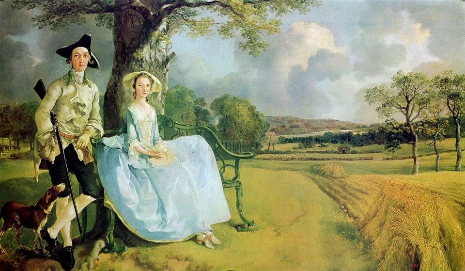 Мистер и миссис Эндрюс, c.1750