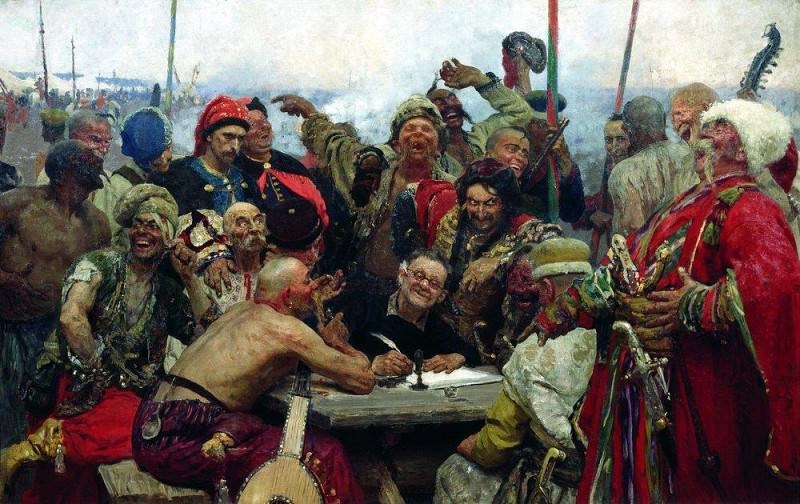 Запорожцы пишут письмо турецкому султану