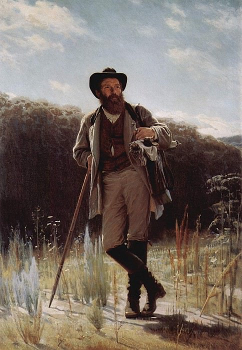 Портрет И. И. Шишкина. Крамской И. Н. 110х78