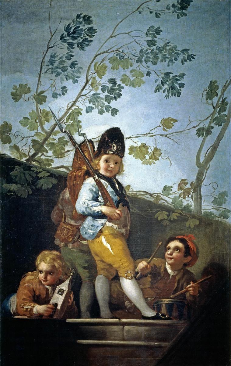 Мальчики, играющие в солдат, 1779