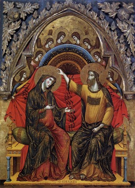 Коронование Богородицы, 1324