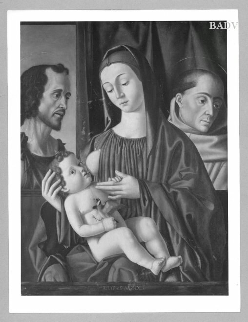 Мадонна с младенцем и двумя святыми