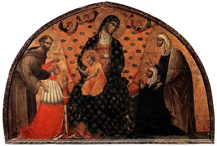 Дож Франческо Дандоло и его жена представлены Мадонне, 1339