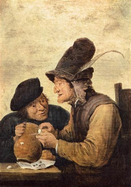 Два пьяницы, c.1635