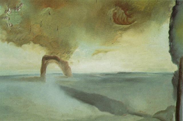 Пейзаж со скалой в форме триумфальной арки, 1981