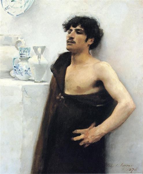 Молодой человек в мечтах, 1876