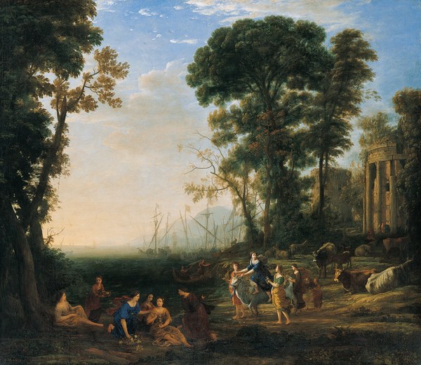 Береговая сцена с Европой и быком, 1634