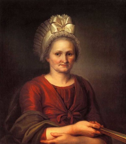 Портрет А.Л. Венециановой, матери художницы, 1801 - Алексей Венецианов