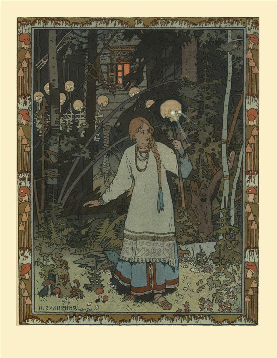 Иллюстрация к сказке «Василиса Прекрасная», 1900 - Иван Билибин